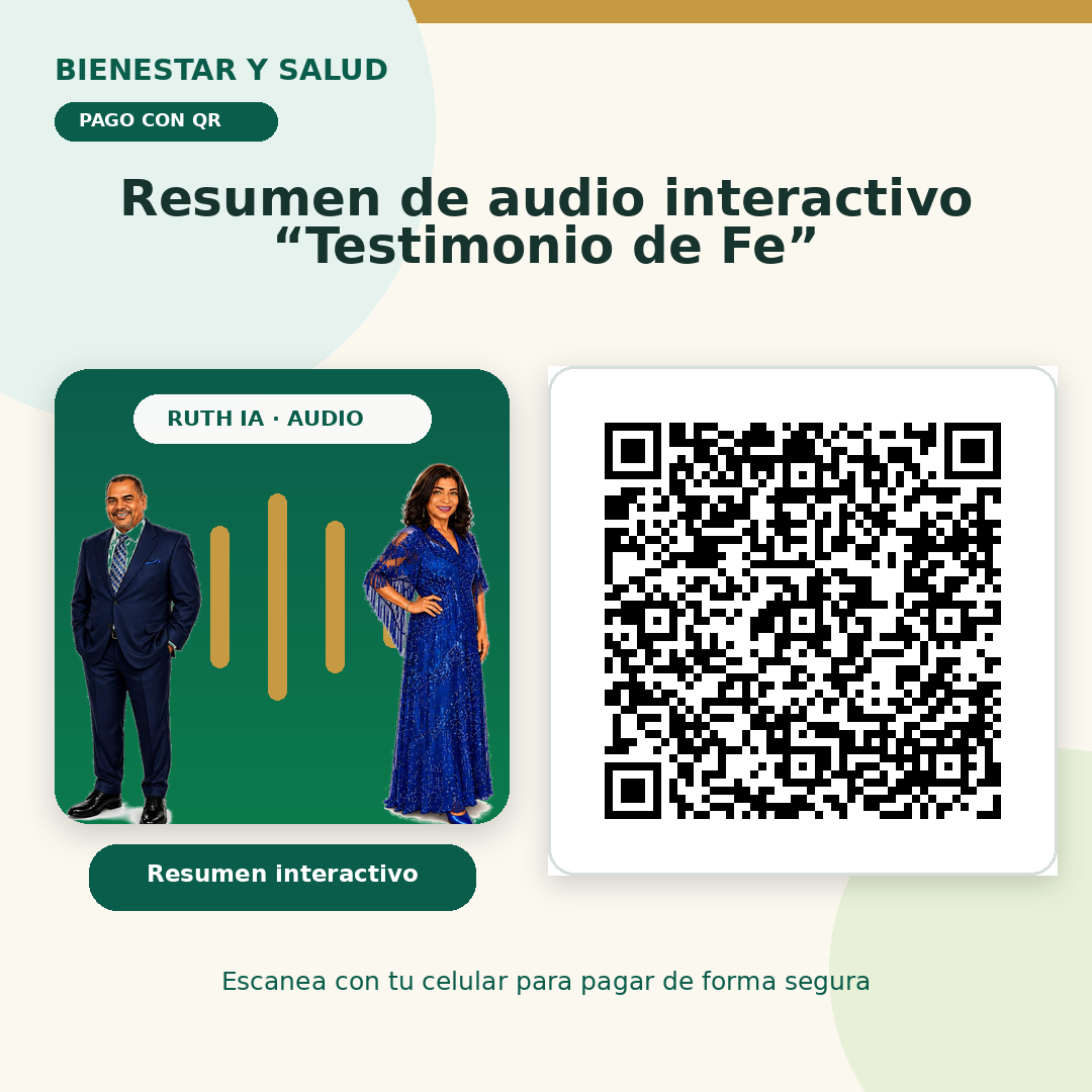 QR — Libro audio interactivo Testimonio de Fe